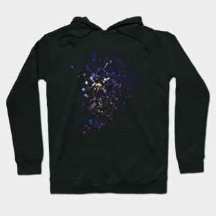 Nebula Paint Spatter Design Hoodie